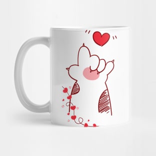 Cat love Mug